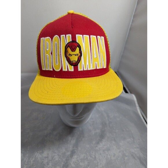 Iron Man Marvel New Era 9fifty Mesh Back Snapback Hat M/L - Picture 1 of 8